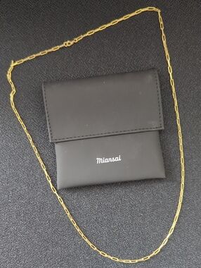 Miansai Gold Paperclip Link Necklace